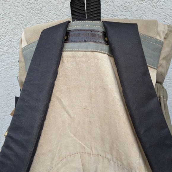Vintage Addiction Backpack with Vintage fabric main image 7
